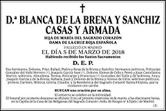 Blanca de la Brena y Sanchiz Casas y Armada